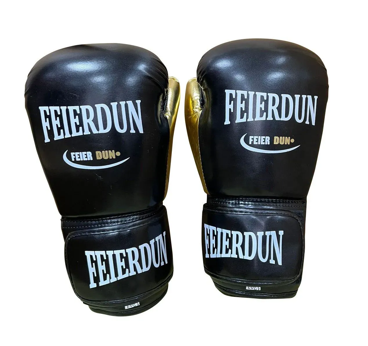 Guantes De Boxeo Feierdun 12 Onzas Para Entrenamiento Sport Negros