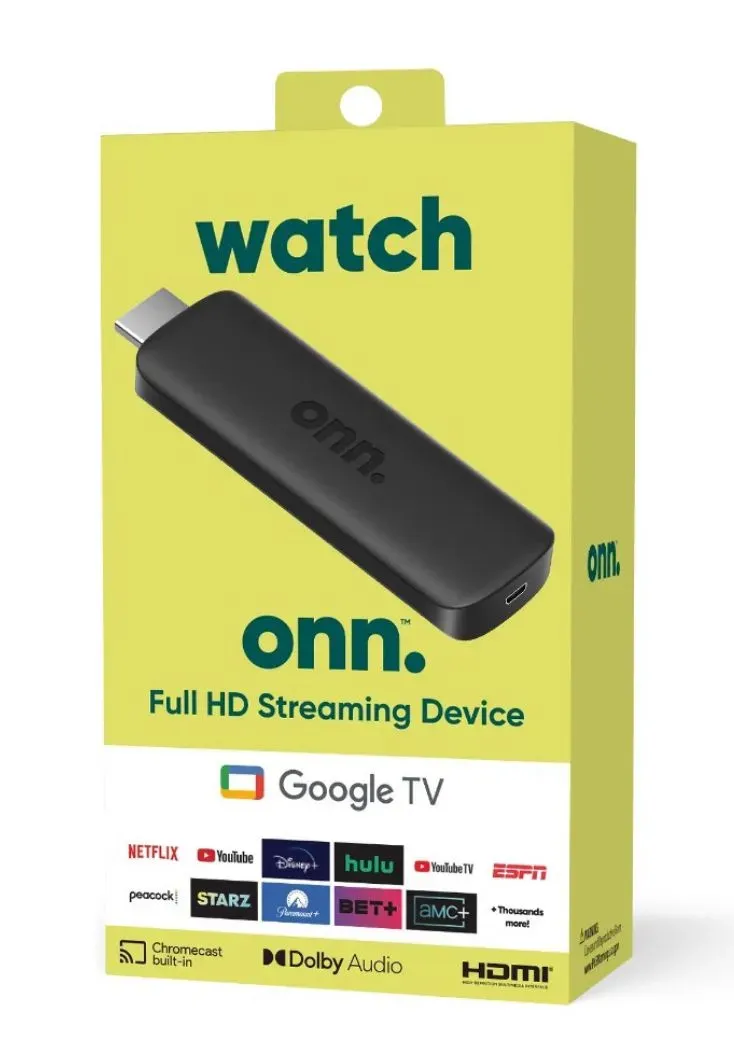 Watch Onn 2k Full Hd streaming Google TV Color Negro Tipo de control remoto De voz