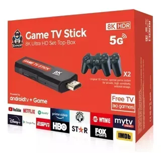 Consola Game Tv stick Android Retro Streaming 8k + Magis Tv