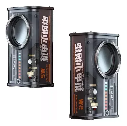 Altavoz Parlante Inalambrico Transparente K07 Bluetooth 5.0