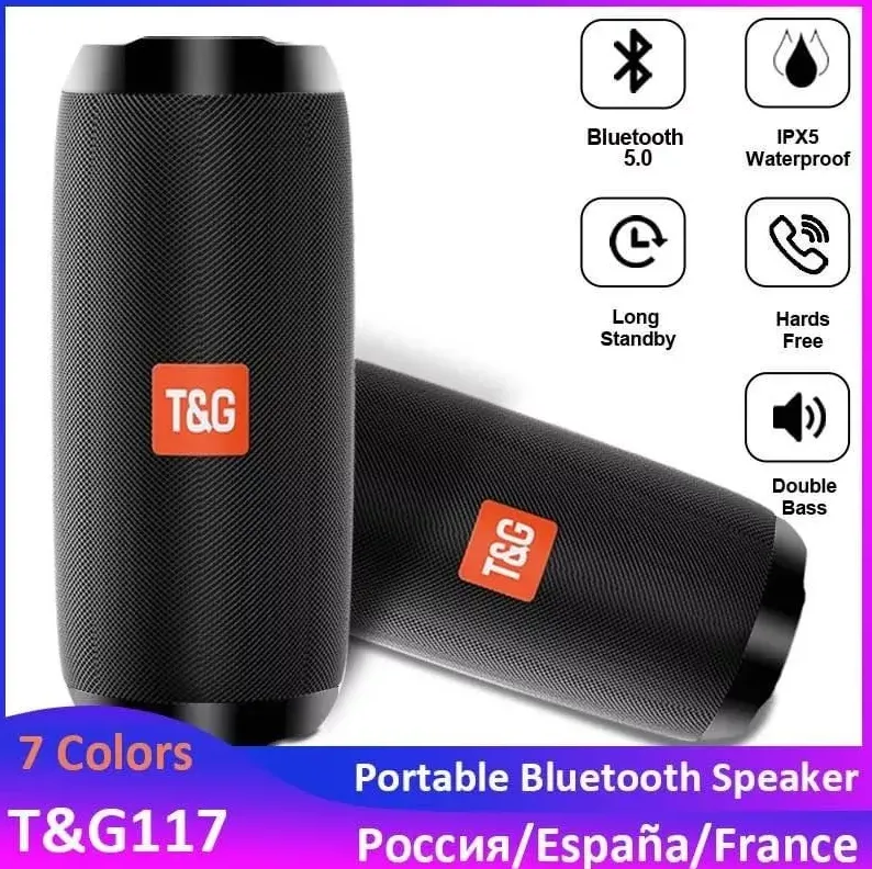 Parlante Tyg Tg117 Bluetooth Radio Portatil