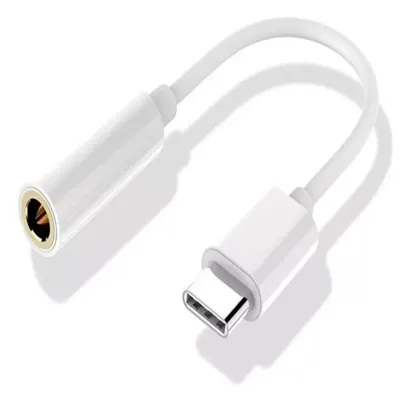 Cable Adaptador Convertidor Tipo C Auxiliar 3.5 Audifonos