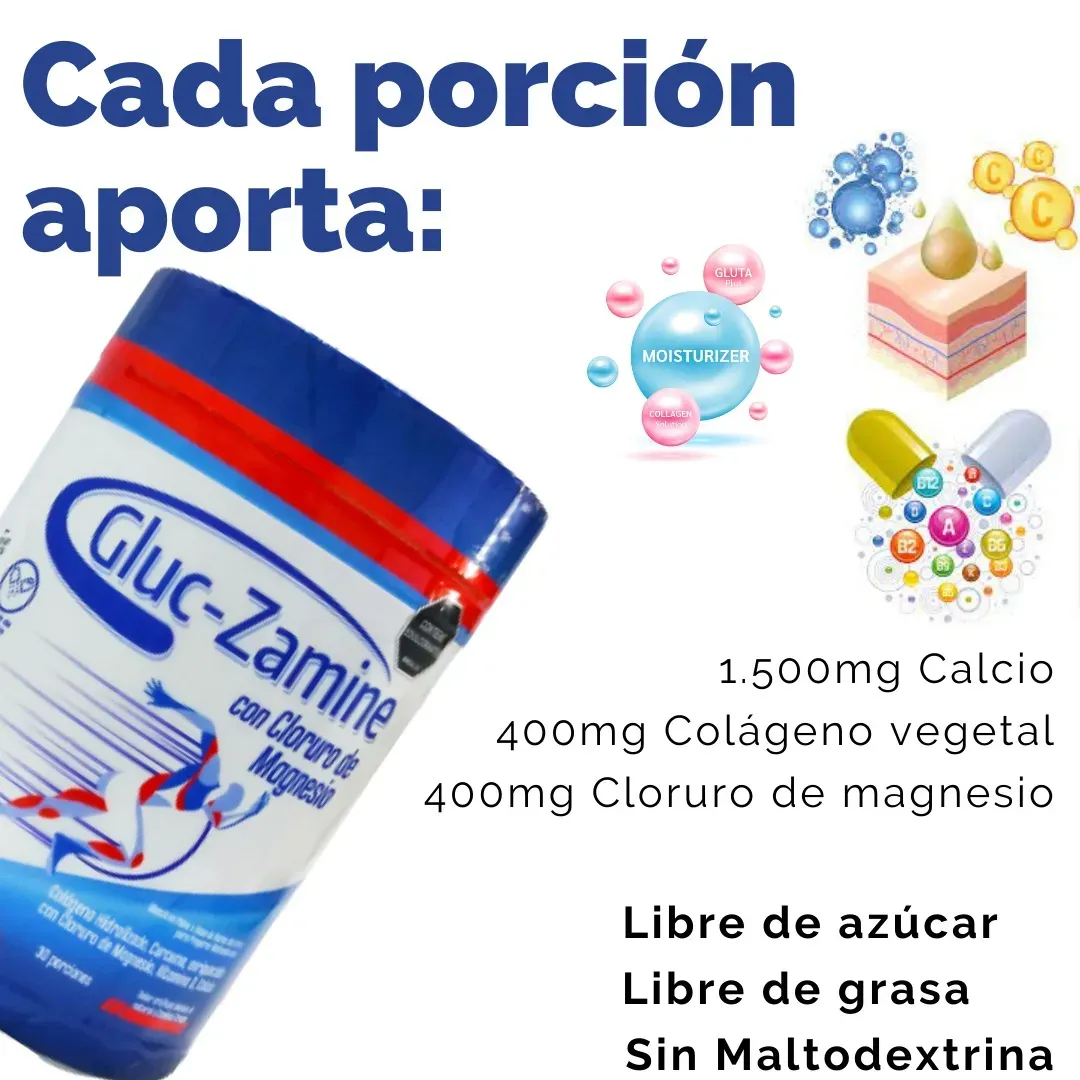 Gluc-Zamine Con Cloruro De Magnesio X 450 g