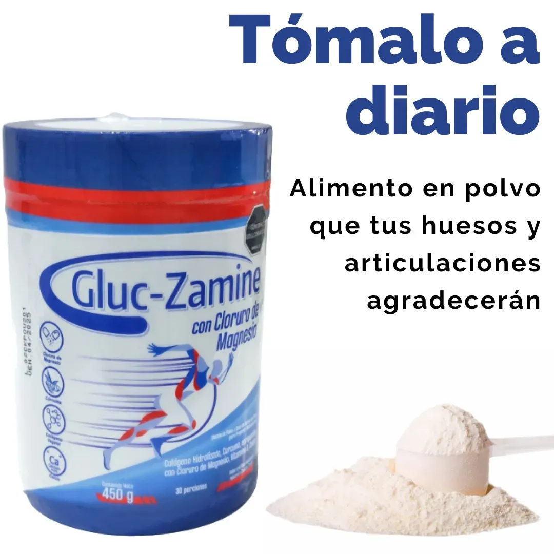 Gluc-Zamine Con Cloruro De Magnesio X 450 g