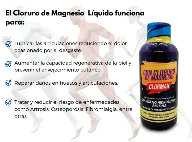 Cloruro De Magnesio Líquido CLORMAX x 500 ml