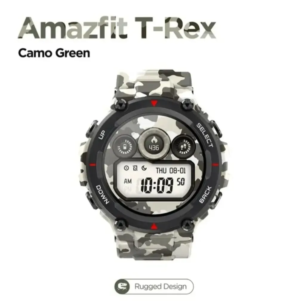 Reloj Inteligente Amazfit T Rex Pro GPS Pantalla De 1,3 Pulgadas