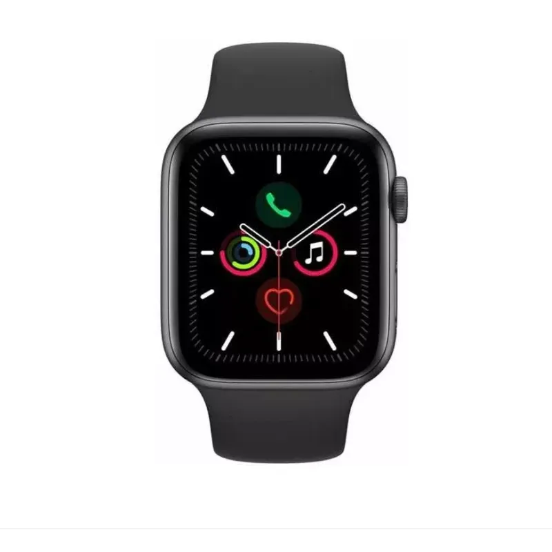 Apple Watch Serie 5  (renovado) con GPS 44 mm Correa Deportiva Color Negro