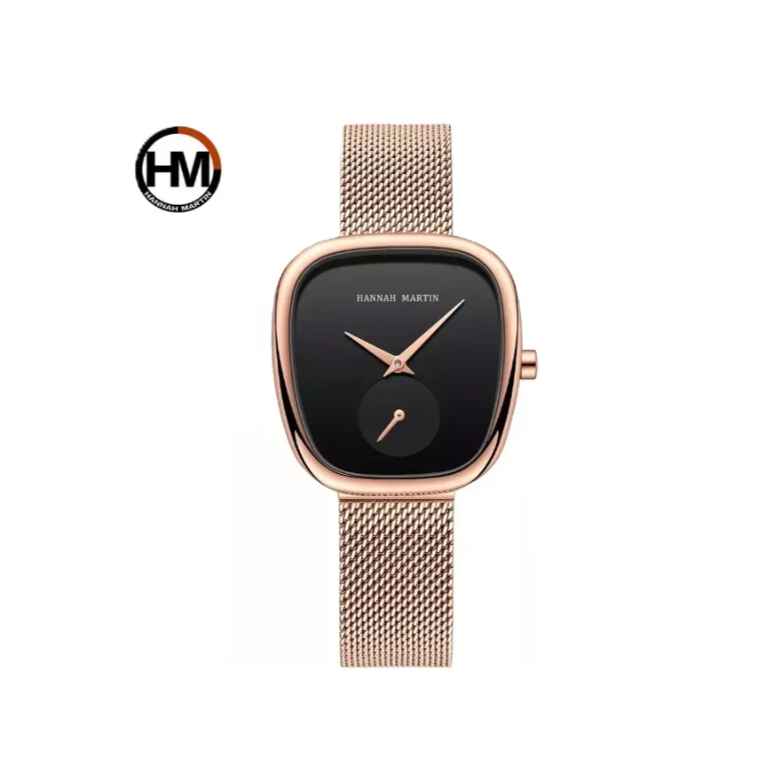 Reloj Para Mujer De Lujo y Elegante Con Caja Color Oro Rosa