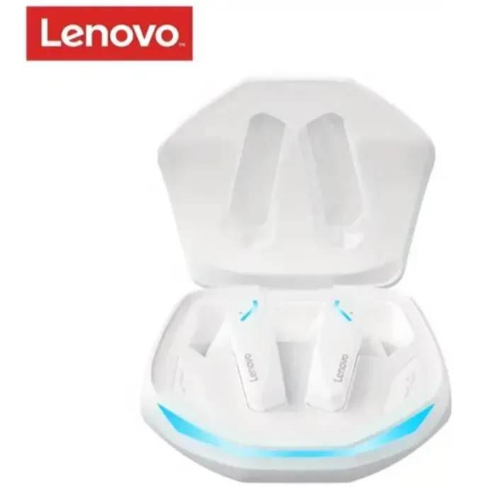 Audífonos In Ear Gamer Inalámbricos Lenovo ThinkPlus GM2 PRO Color Blanco Con Luz LED