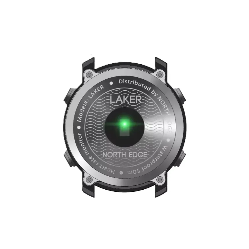 Reloj Inteligente Laker Sport Original North Edge Color Negro