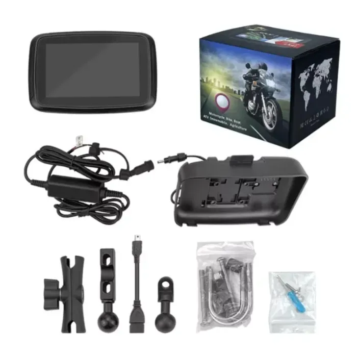 Navegador Moto Pantalla Táctil Android Apple Play Gps LPX7