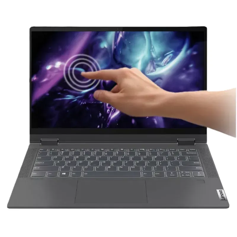 Portátil Lenovo Flex Intel I5 16gb Ram 500gb Ssd Touch (Reacondicionado) Color Gris