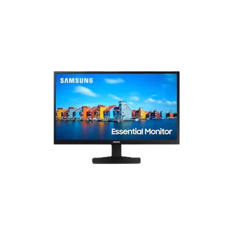 Monitor Samsung 22 pulg Plano Con Amplio Ángulo De Visión Color Negro