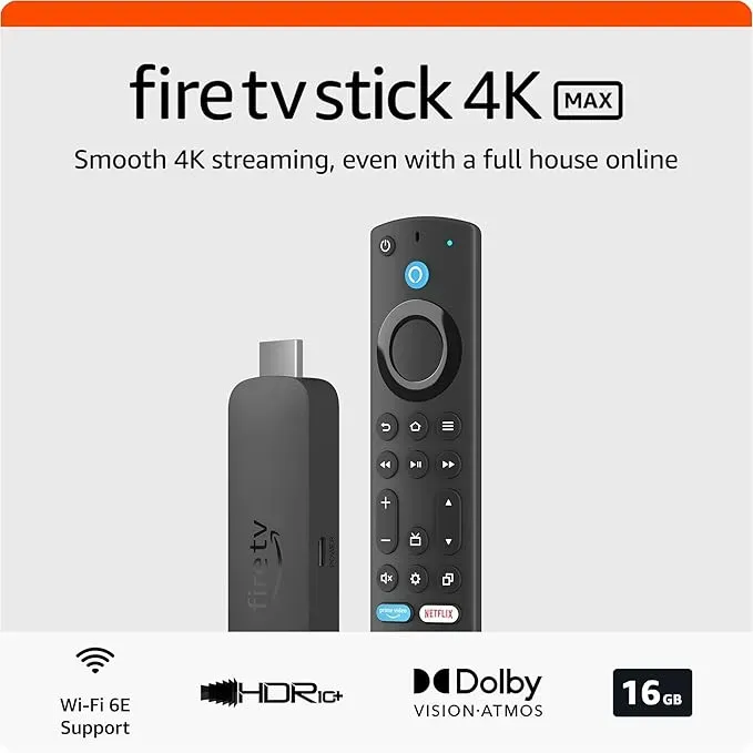 Dispositivo de Transmisión Amazon Fire TV Stick 4K Max