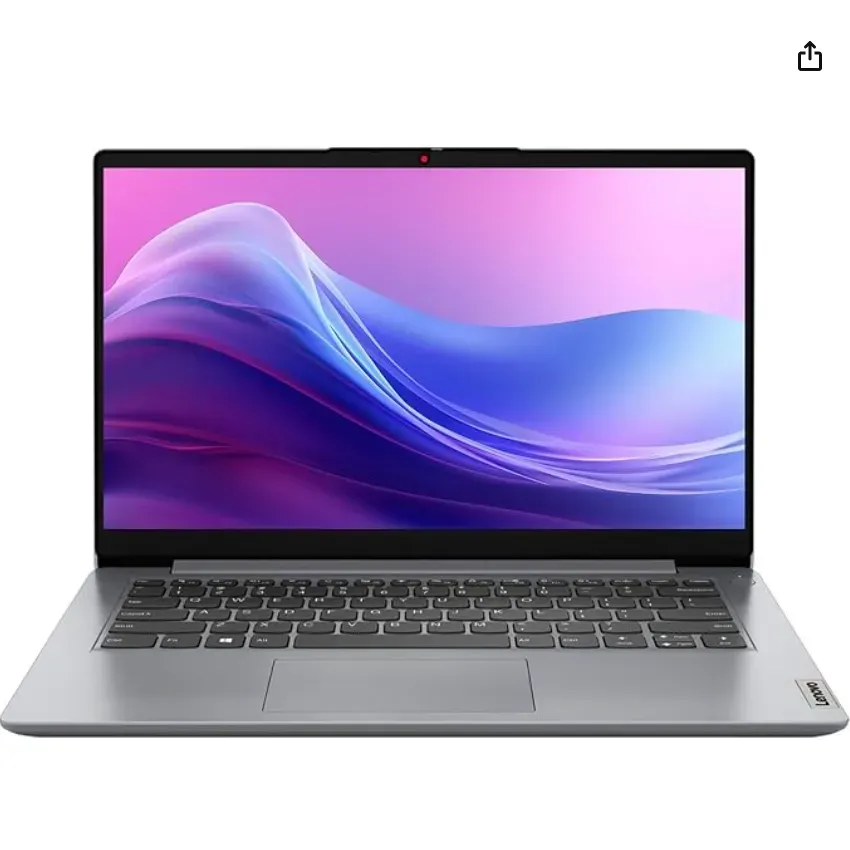 Computador Portátil Lenovo IdeaPad 1 Pantalla HD de 14" Color Gris