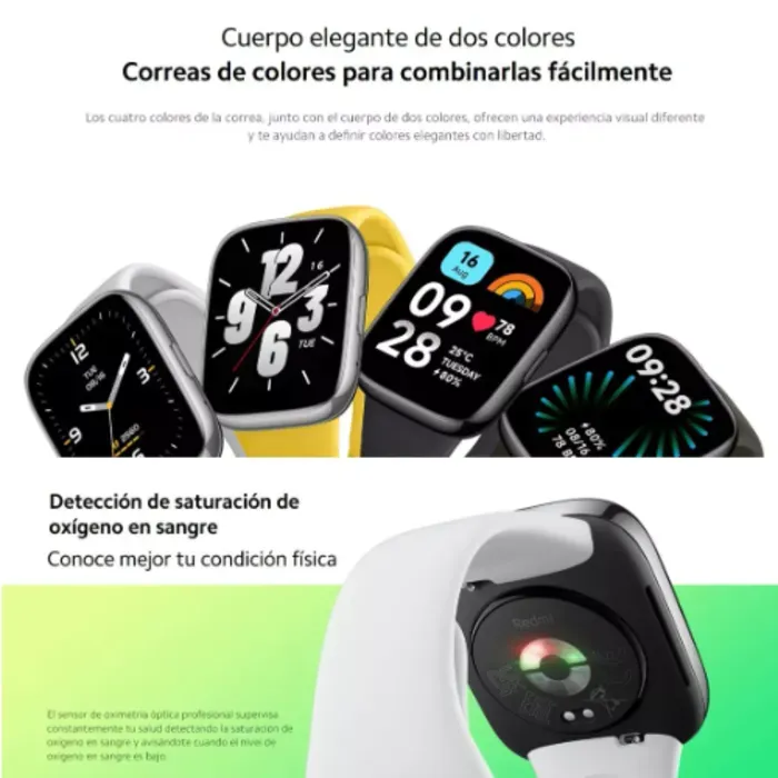 Reloj Xiaomi Redmi Watch 3 Active Mas Auriculares Redmi Buds 4 