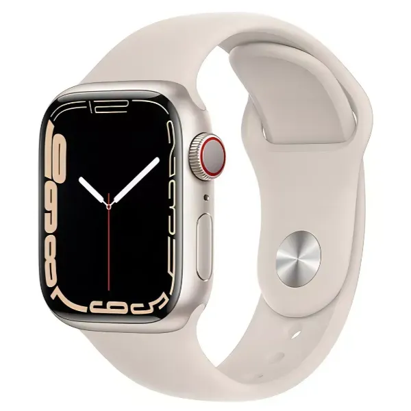 Apple Watch Serie 7 con GPS  1.77 pulg (45mm) Correa Deportiva Color Starlight