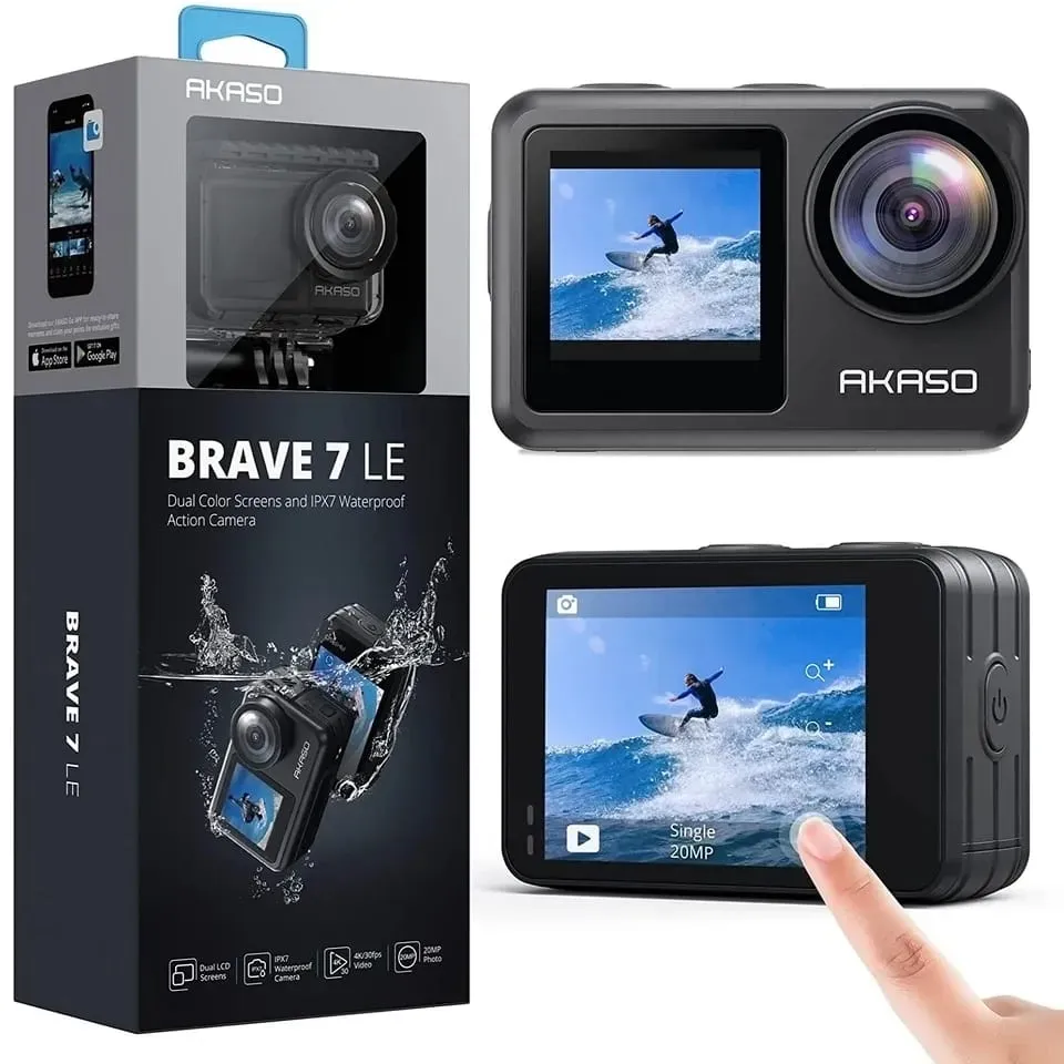 Camara Deportiva Sumergible 4k Akaso Brave 7le 100% Original