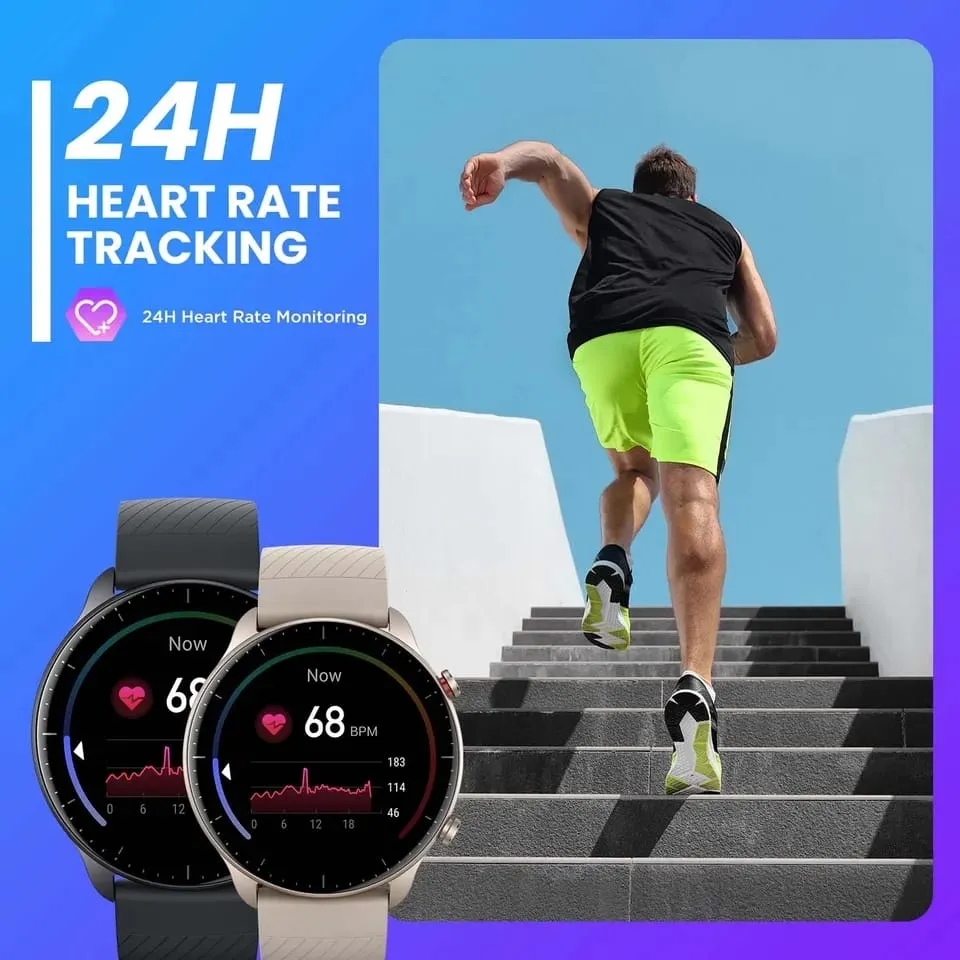 Smartwatch Reloj Inteligente Amazfit Gtr 2 New Version Color Negro