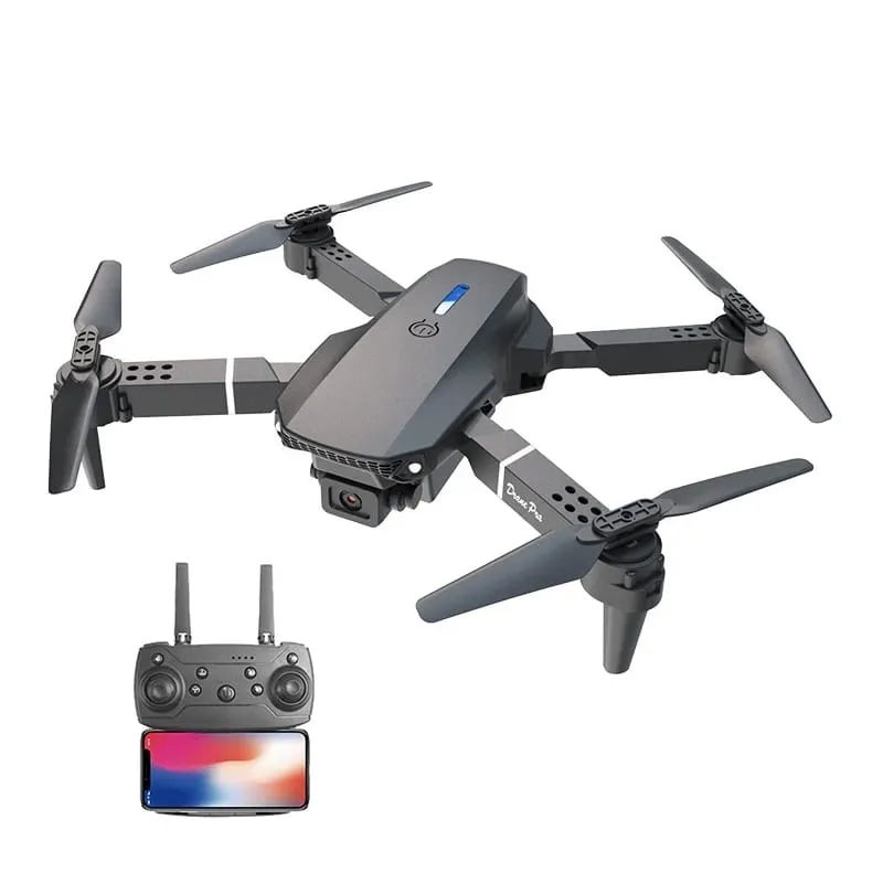 Drone E88 Pro Con Cámara 4k + Batería