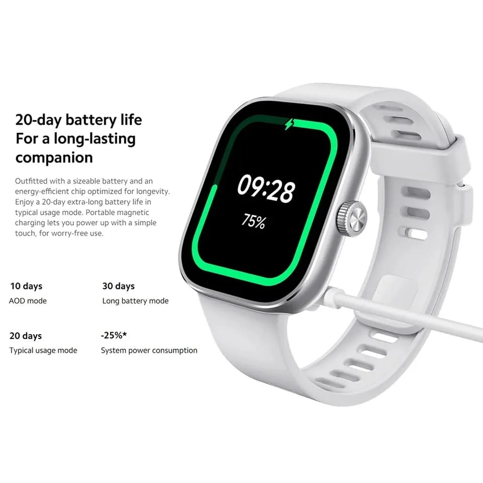 Smartwatch Xiaomi Redmi Watch 4 Version Global 1.97 Amoled