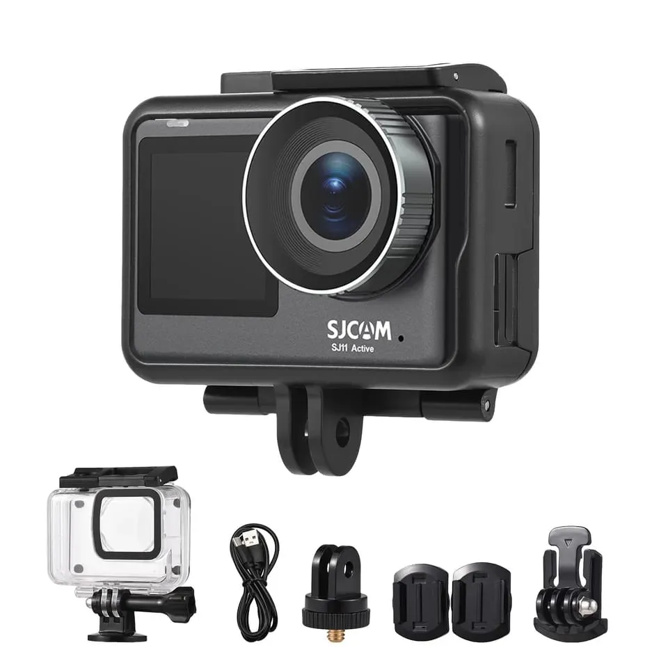 Camara Deportiva Sjcam Sj11 Active Con Soporte De Pantalla 