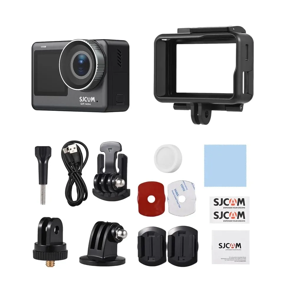 Cámara Deportiva Sjcam Sj11 Active Con Soporte De Pantalla 