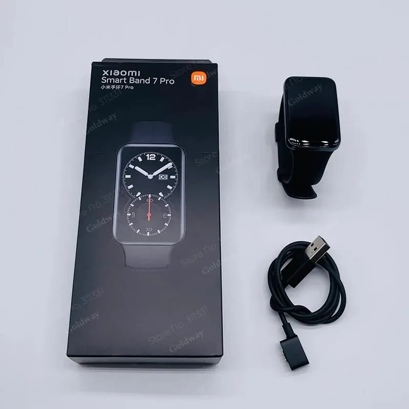 Reloj inteligente Xiaomi Mi Smart Band 7 Pro Color Negro Deportivo