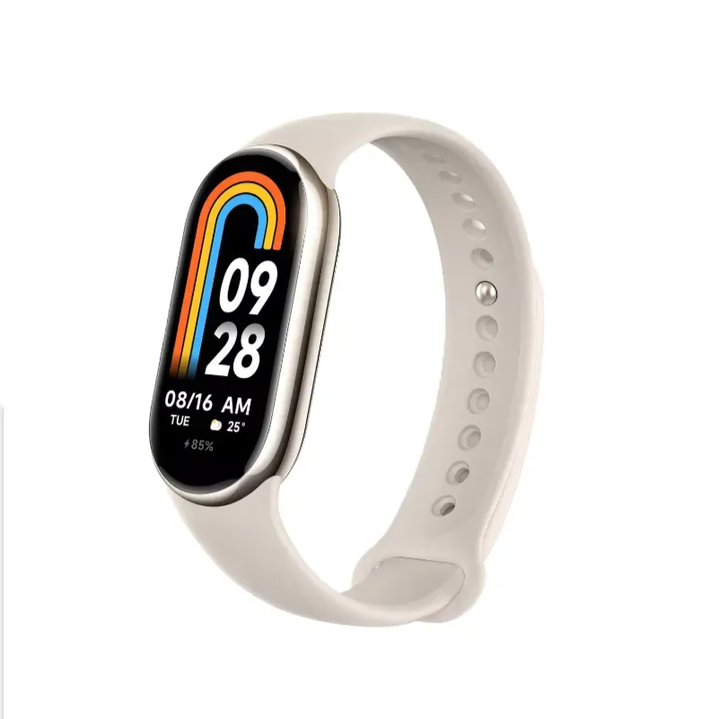 Reloj inteligente Xiaomi Mi Smart Band 8 Color Dorado Pulsera Rosada