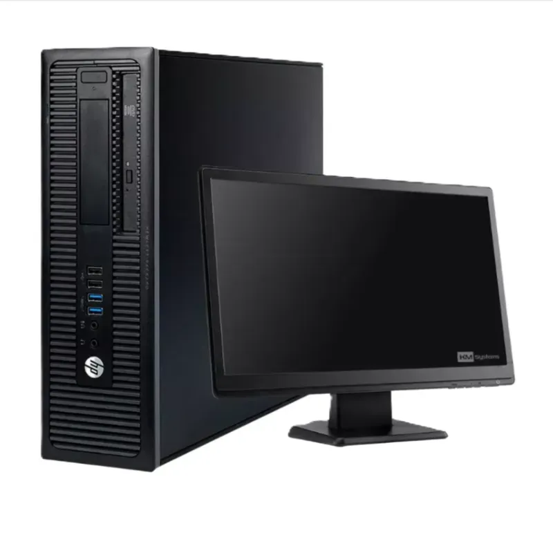 Computador I7 4ta Gen 8gb Ssd 240gb + Monitor 19 (Reacondicionado) Color Negro