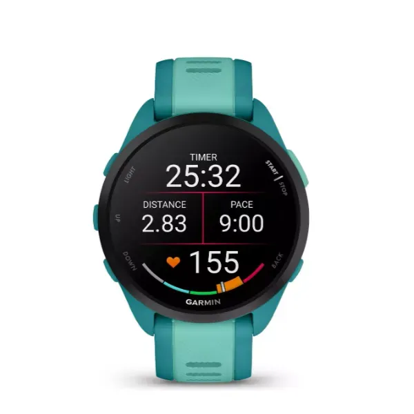 Reloj Inteligente Garmin Forerunner 165 Music Con GPS Color Turquesa