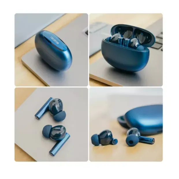 Auriculares In-Ear Gamer Inalámbricos Realme Buds Air 3 RMA2105 Color azul