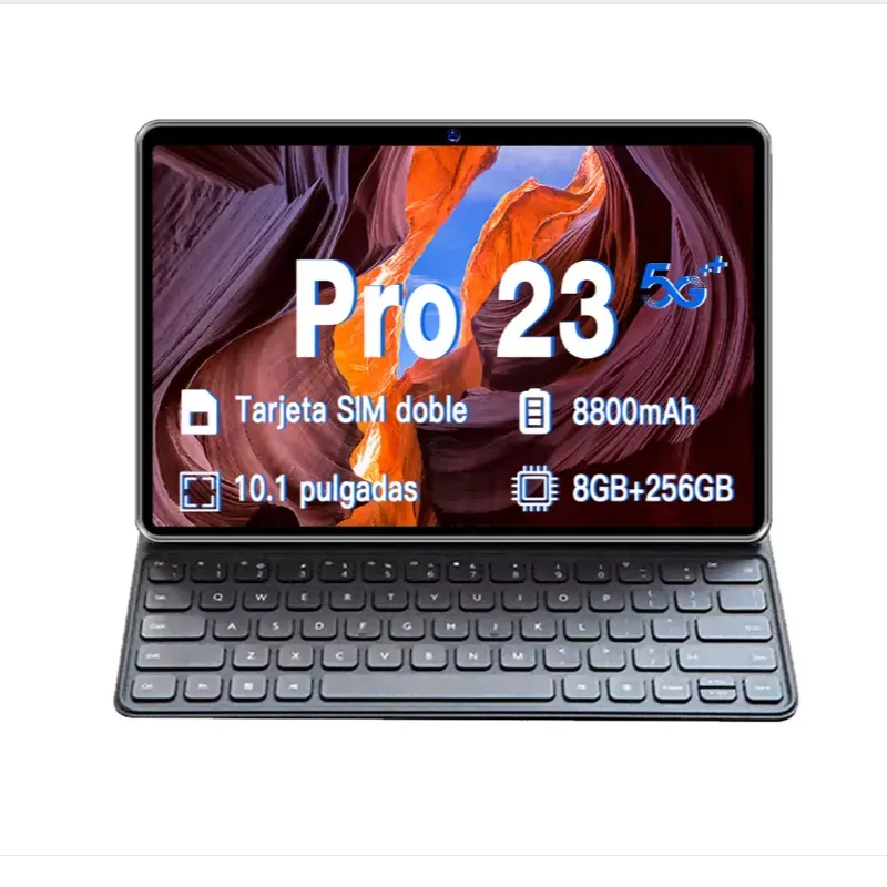 Tableta De 10.1 Pulgadas 8gb+512 gb Android 11 Pad Pro 23 Color Gris 