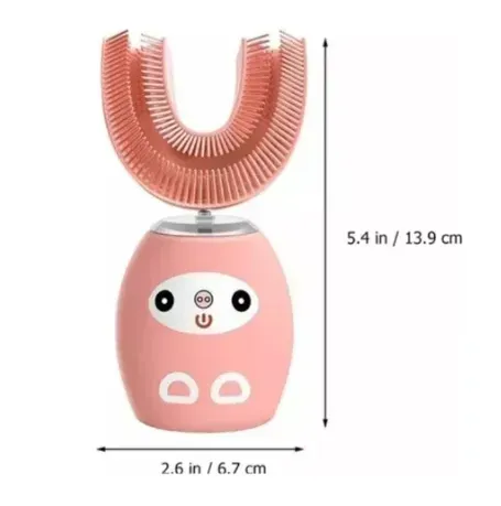 Cepillo De Dientes Eléctrico Ultrasónico Para Bebes Rosado