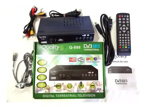 Decodificador Tdt Receptor Tv Digital Dvb Hdmi Antena