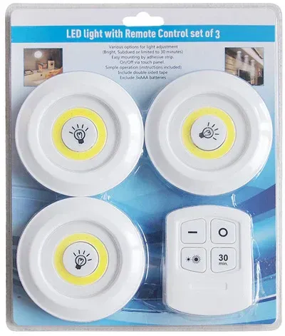 Lámpara Inalámbrica Portátil De Luz Led x3