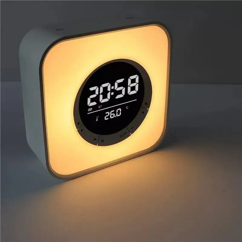 Parlante Con Luces Y Reloj P10