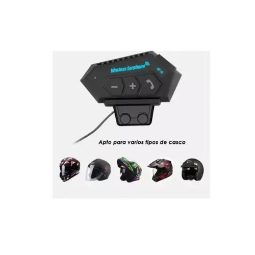 Intercomunicador Para Casco BT12 Bluethooth