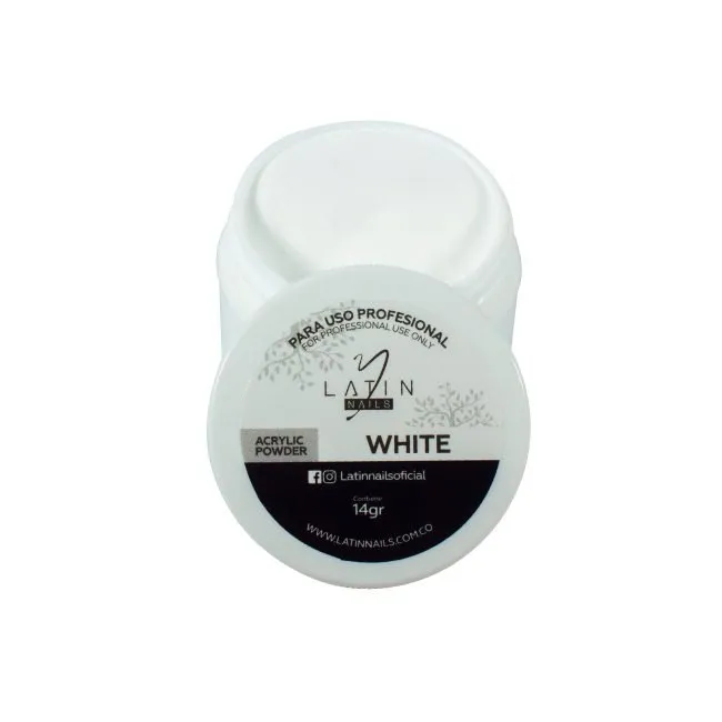 Polvo Acrílico White X14 Gr - Latan Nails