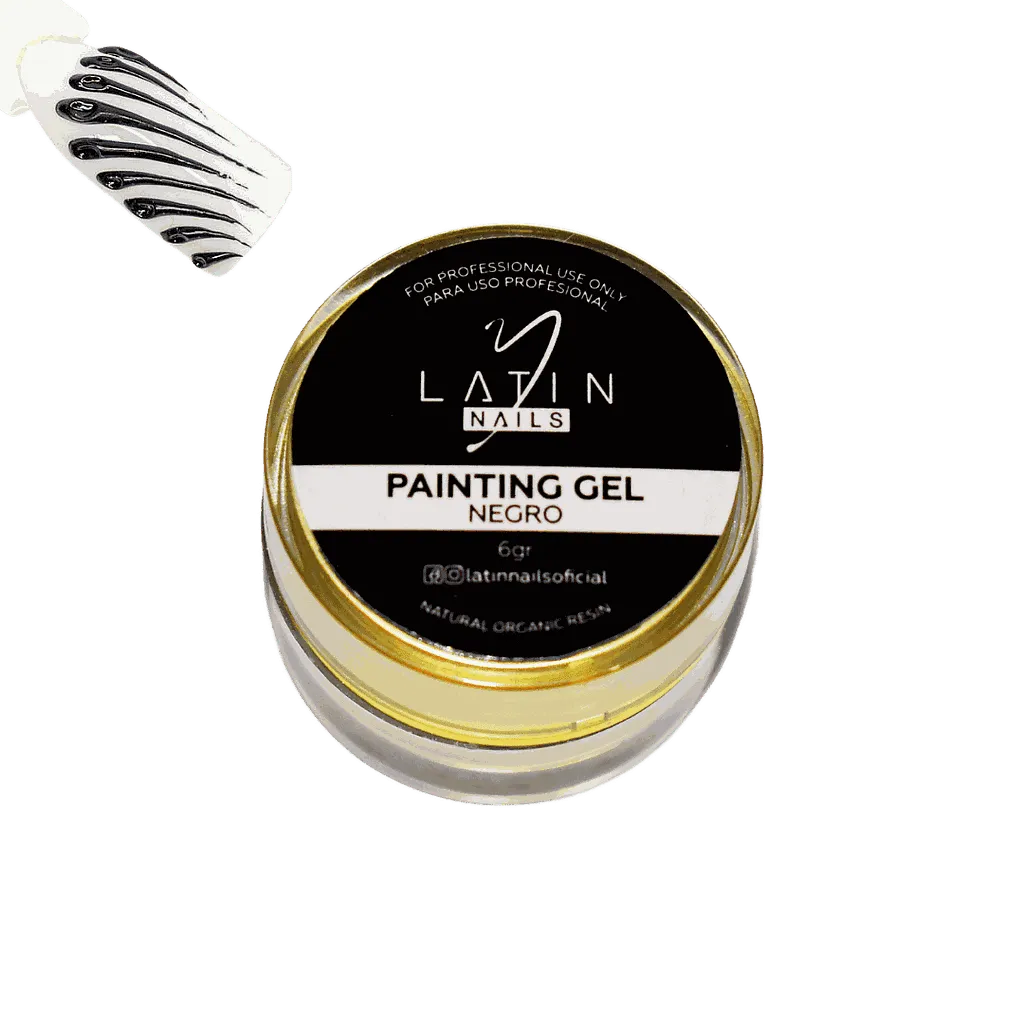 Painting Gel Negro X6gr - Latin Nails