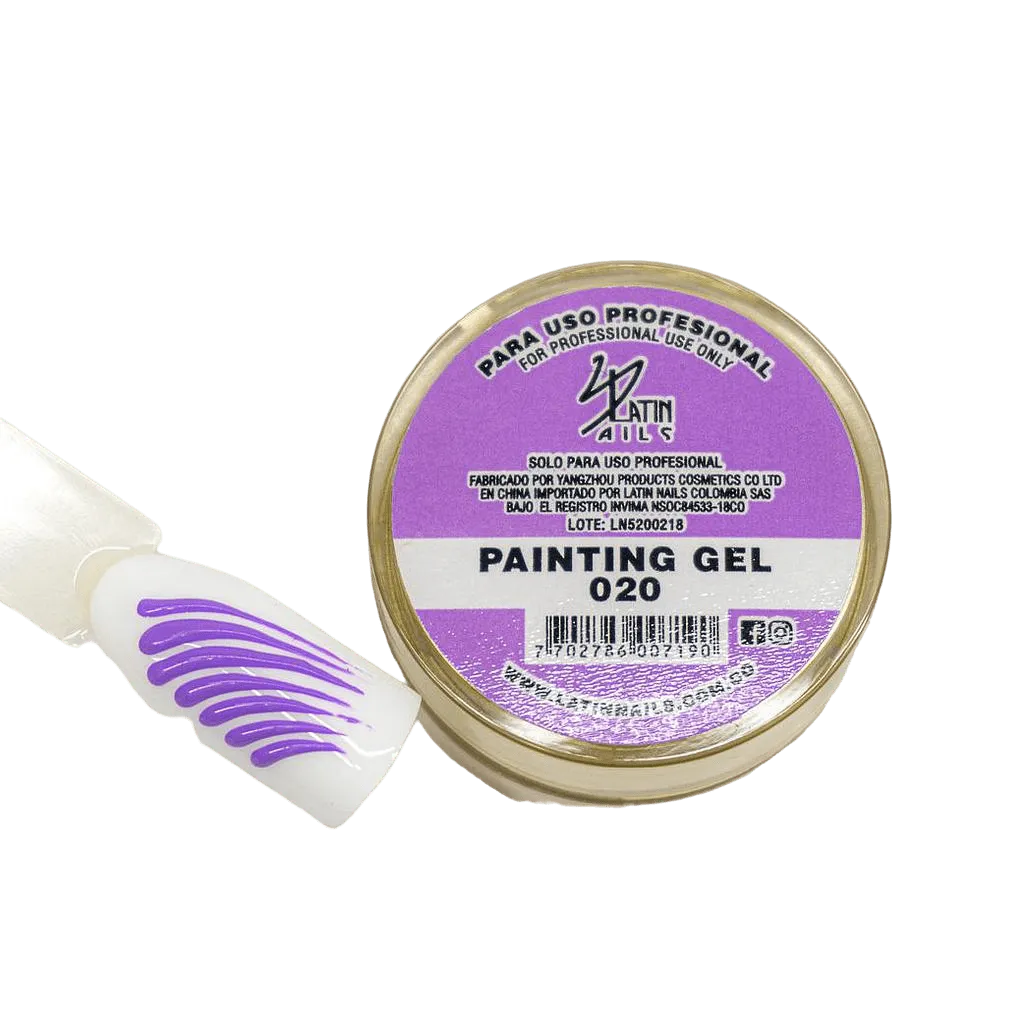 Painting Gel Morado 020 6gr - Latin Nails