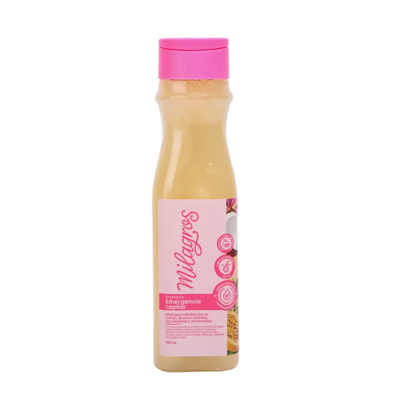 Shampoo Emergencia Capilar Milagros X500 Ml