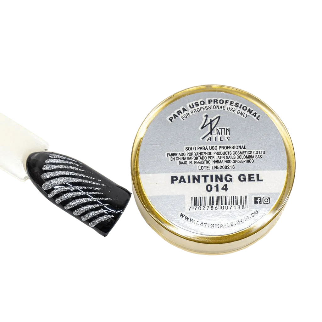 Painting Gel Plata 014 6gr - Latin Nails