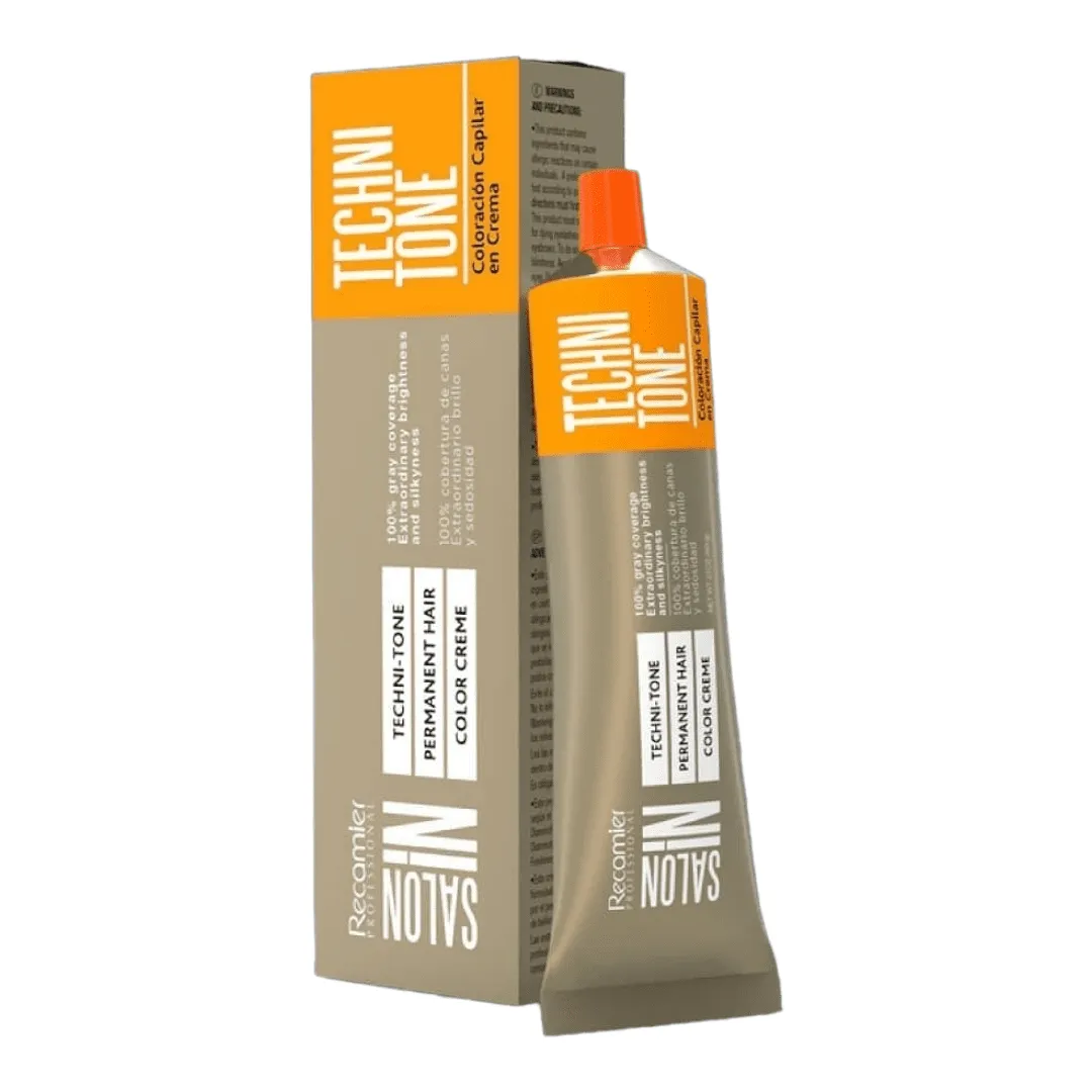 Tintura 5.0 Castaño Claro Natural Techni Tone Salon In Recamier Tubo X60gr