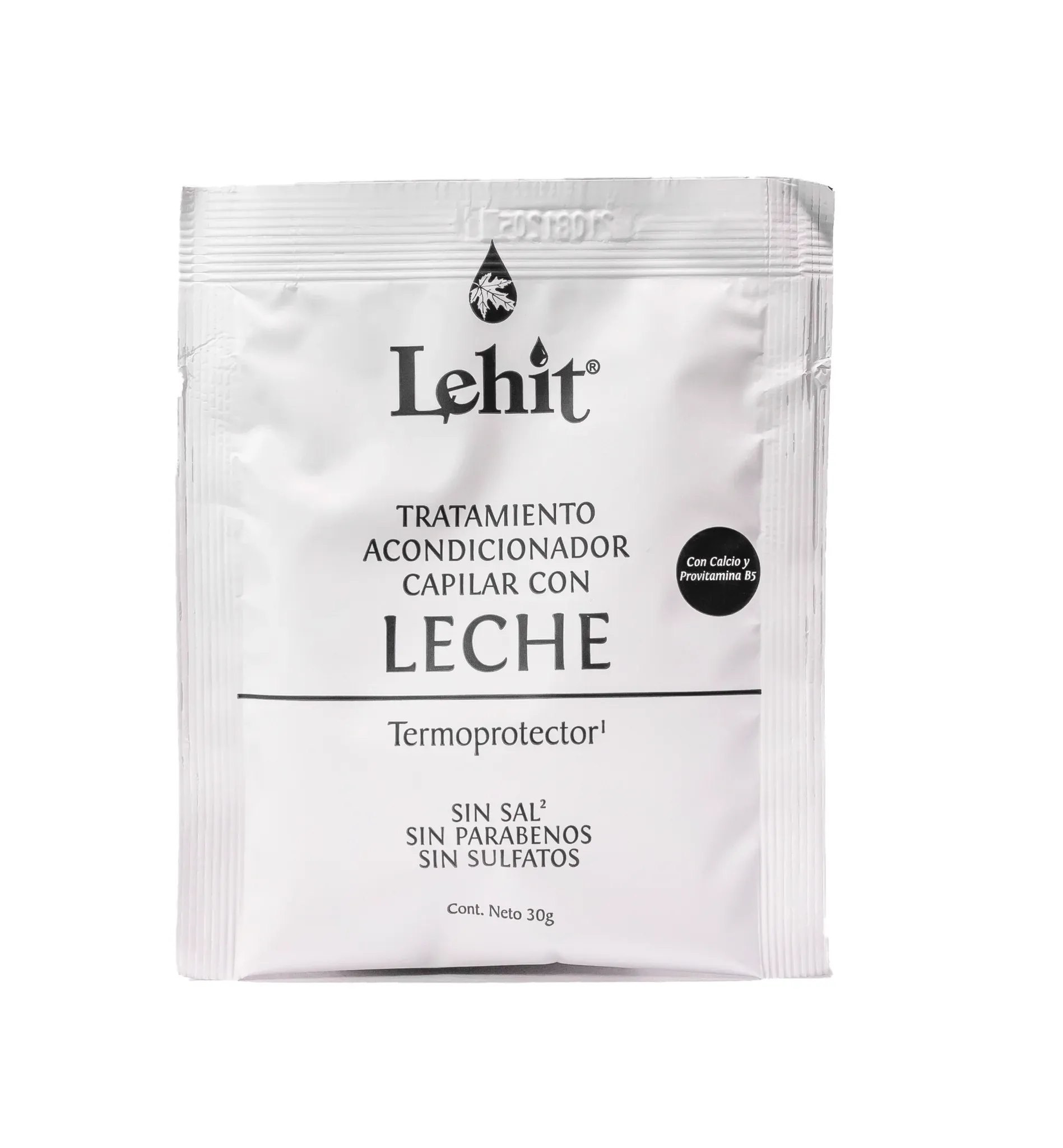 Tratamiento Acondicionador Con Leche Termoprotector - Sachet Lehit 30gr