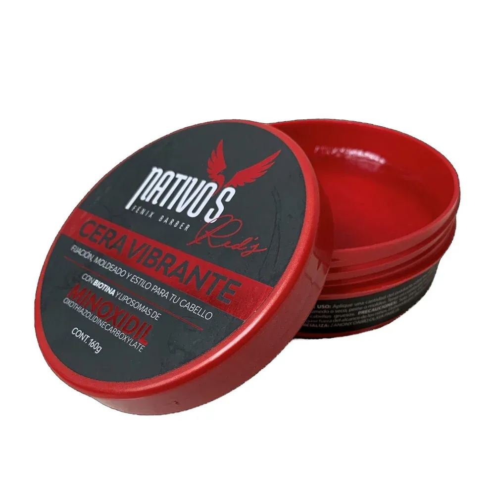 Cera Vibrante Reds - Nativos Con Minoxidil 160g