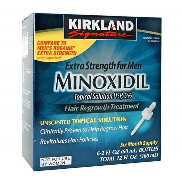 Minoxidil Kirland Solución Tópica (5%) 60ml