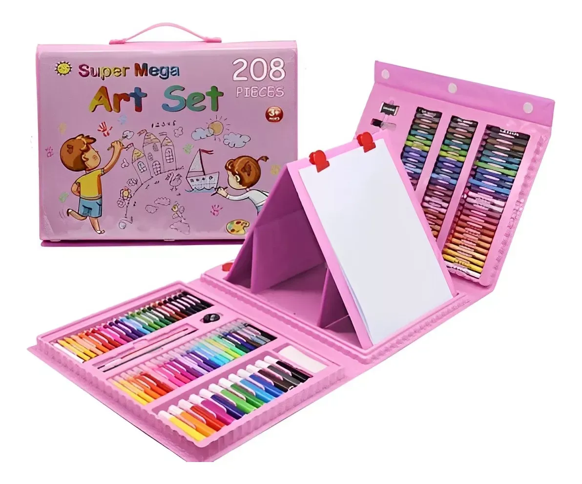 Set De Arte Para Niños Incluye 208 Piezas