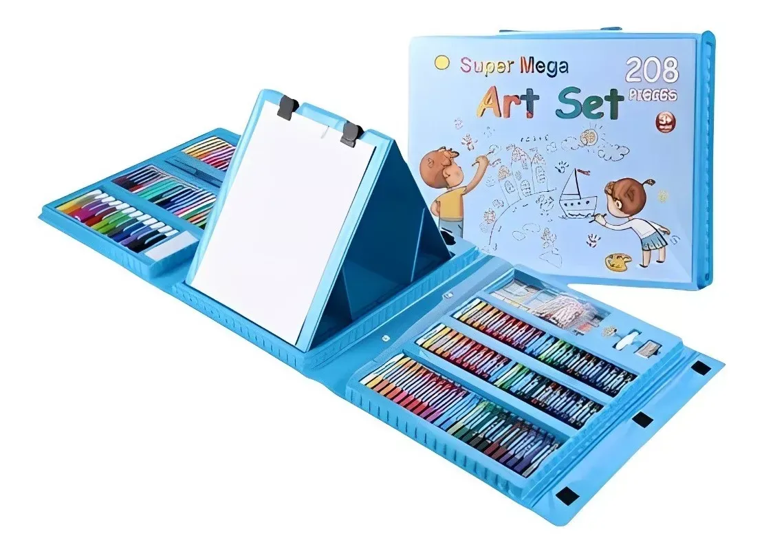 Set De Arte Para Niños Incluye 208 Piezas