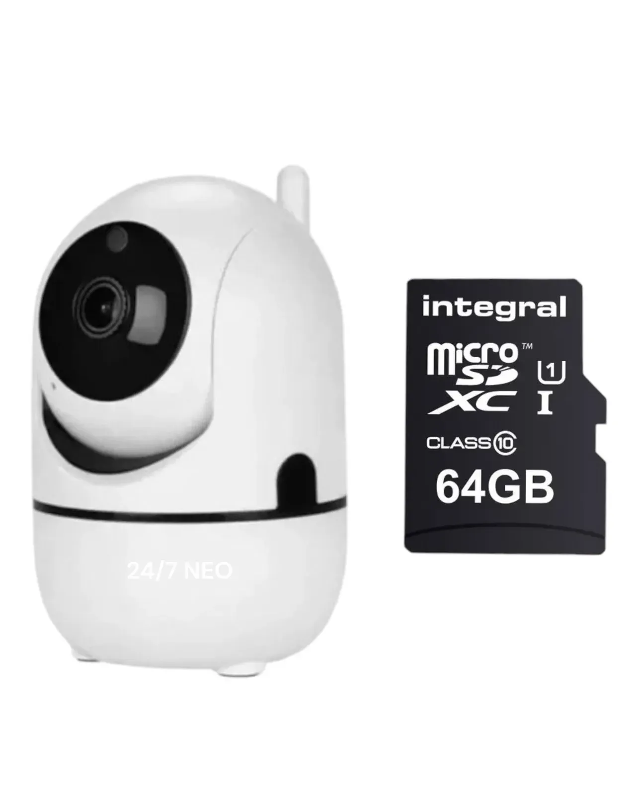 Camara Robotica 360° Wifi Vision Nocturna Fhd Cloud + Memoria 64Gb Original